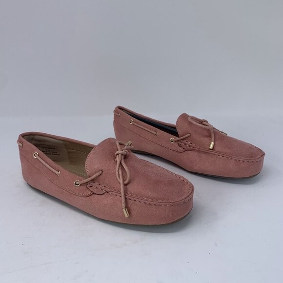 Journee Collection Thatch 004714 Loafers Womens 7 Mauve Faux Suede Slip On S0768 - Picture 1 of 10